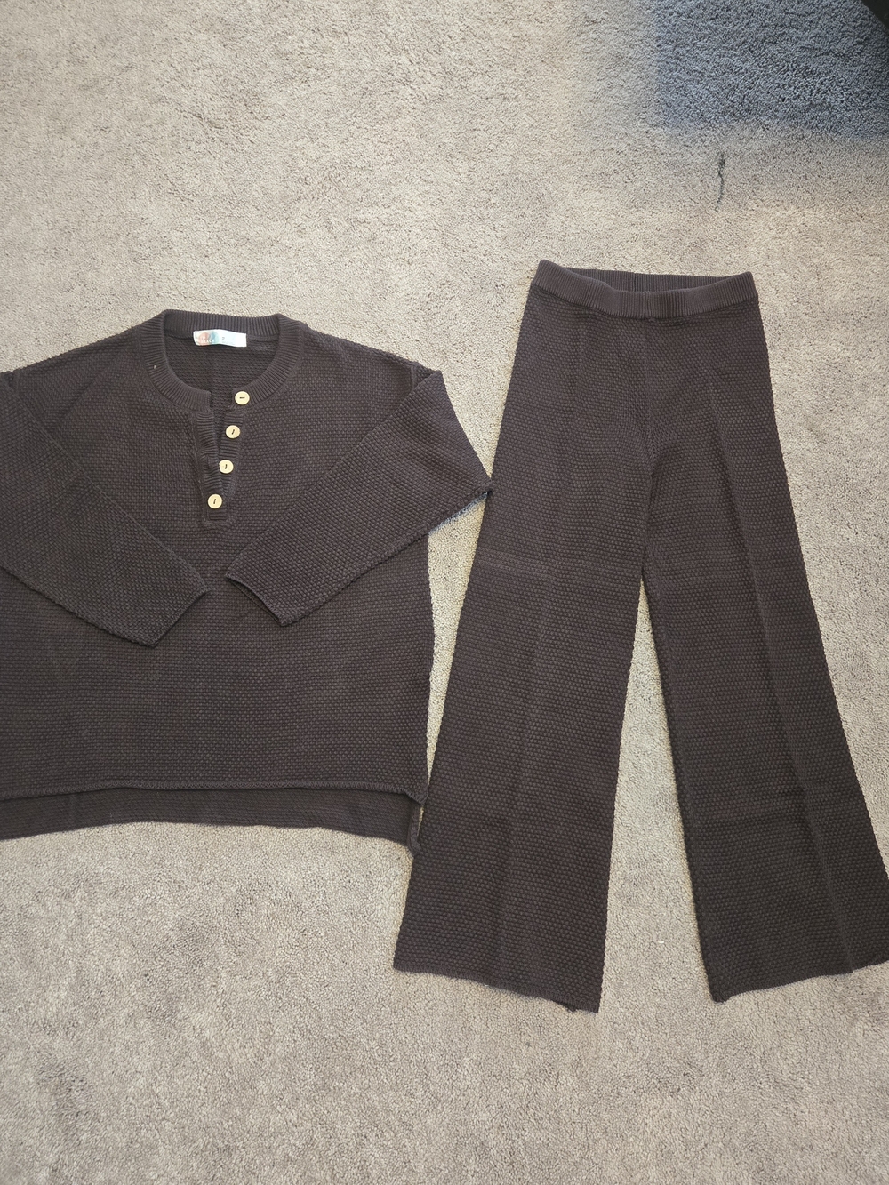 Free People Sweater Set Brown